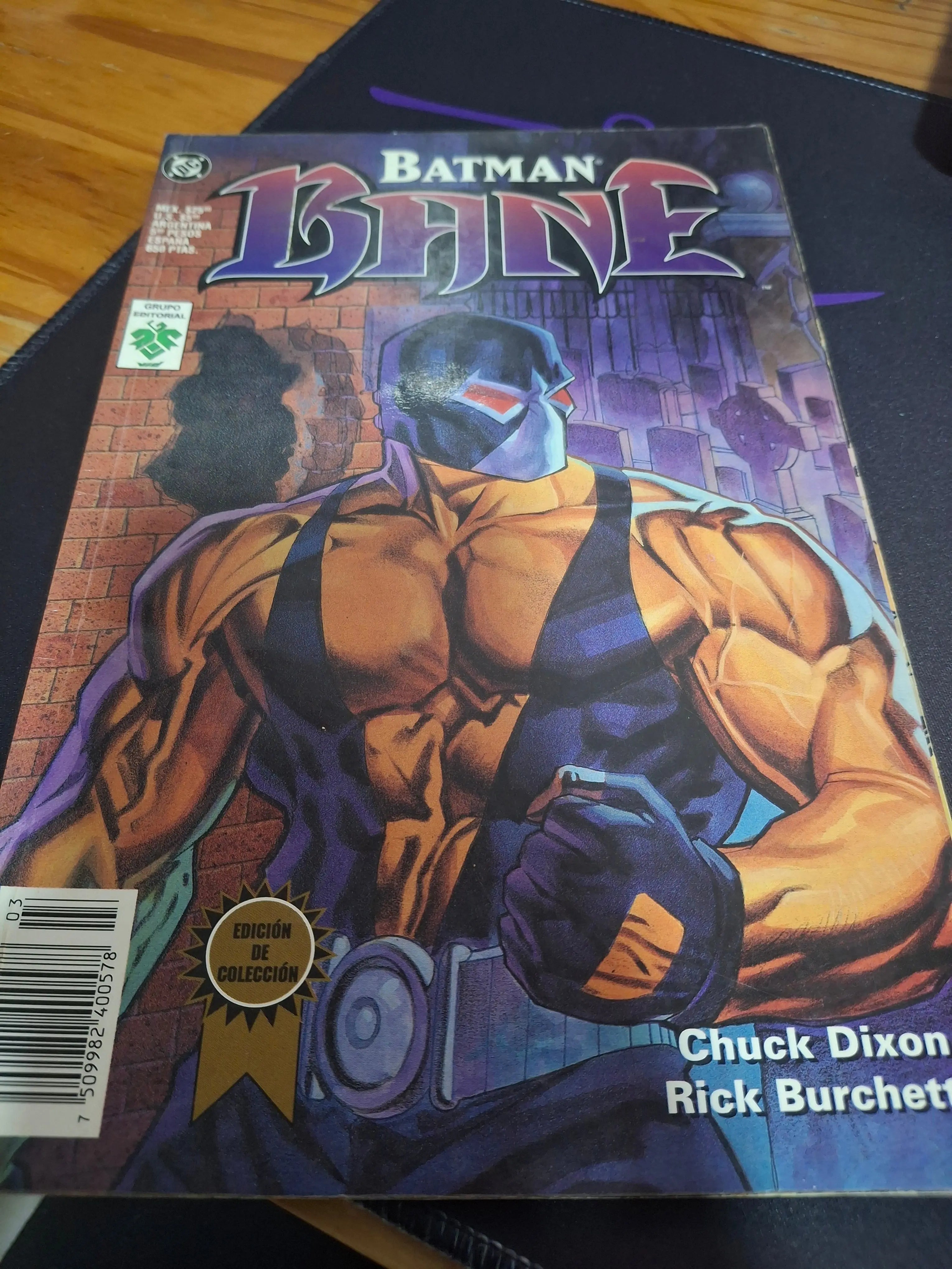 Portada cómic Batman Bane edición de colección