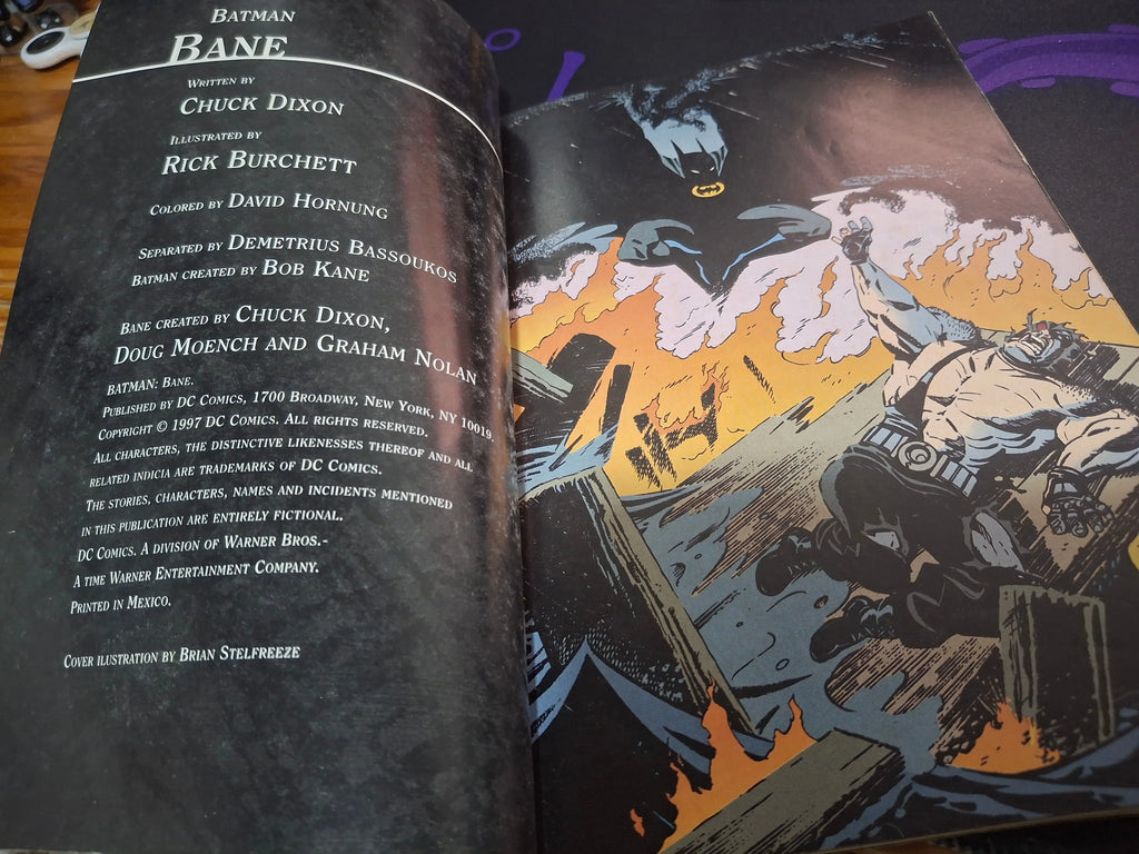 Páginas interiores Batman Bane edición de colección