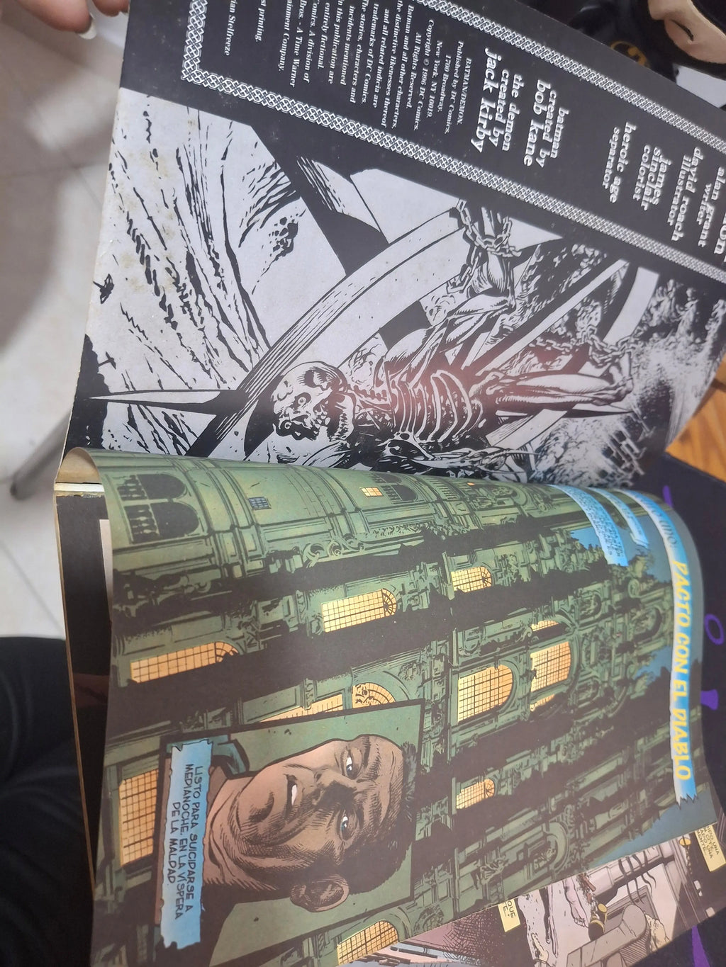 Páginas interiores Batman Demon edición colección
