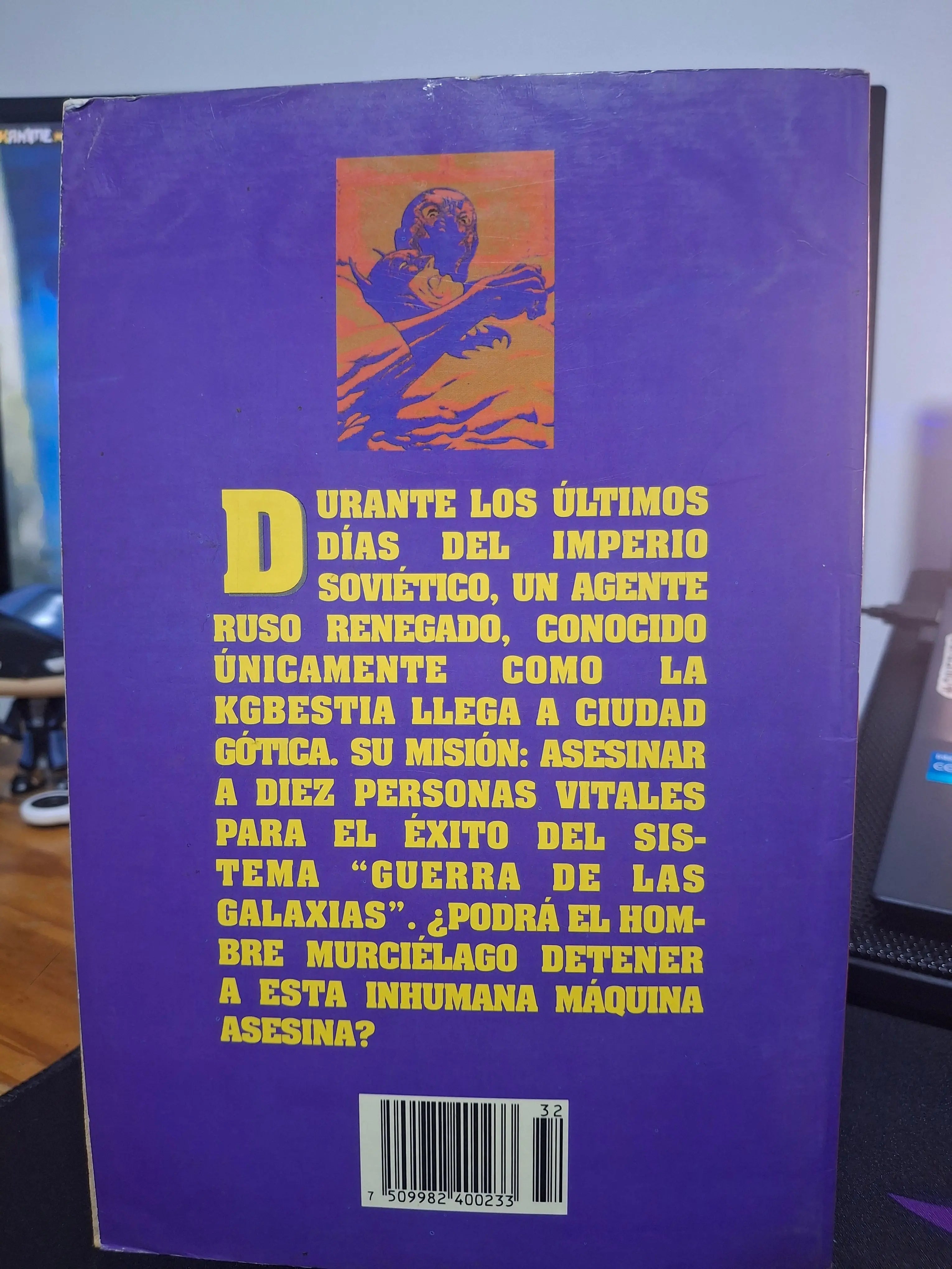 Contraportada Batman Diez Noches de la Bestia edición colección