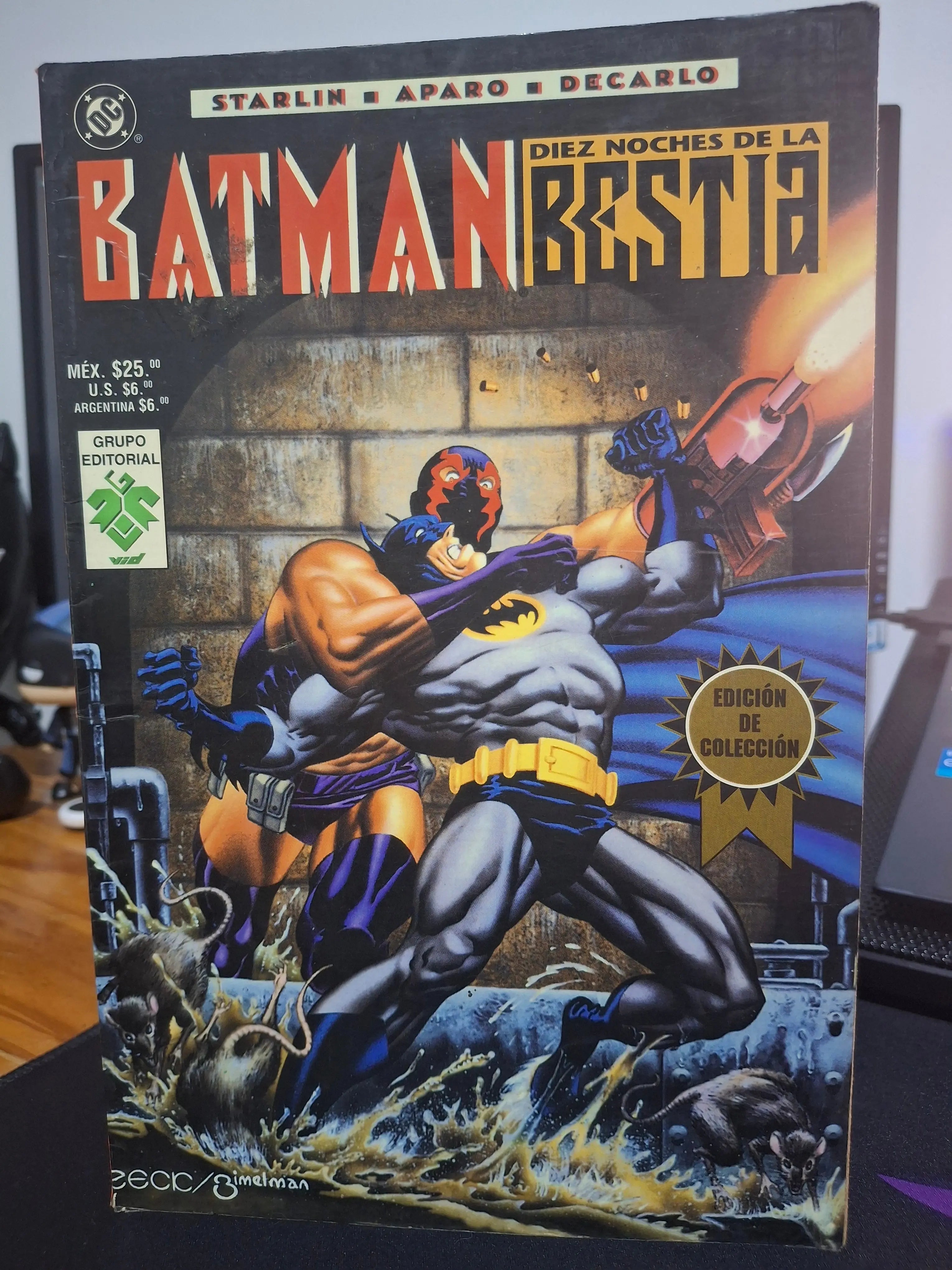 Portada Batman Diez Noches de la Bestia – edición de colección