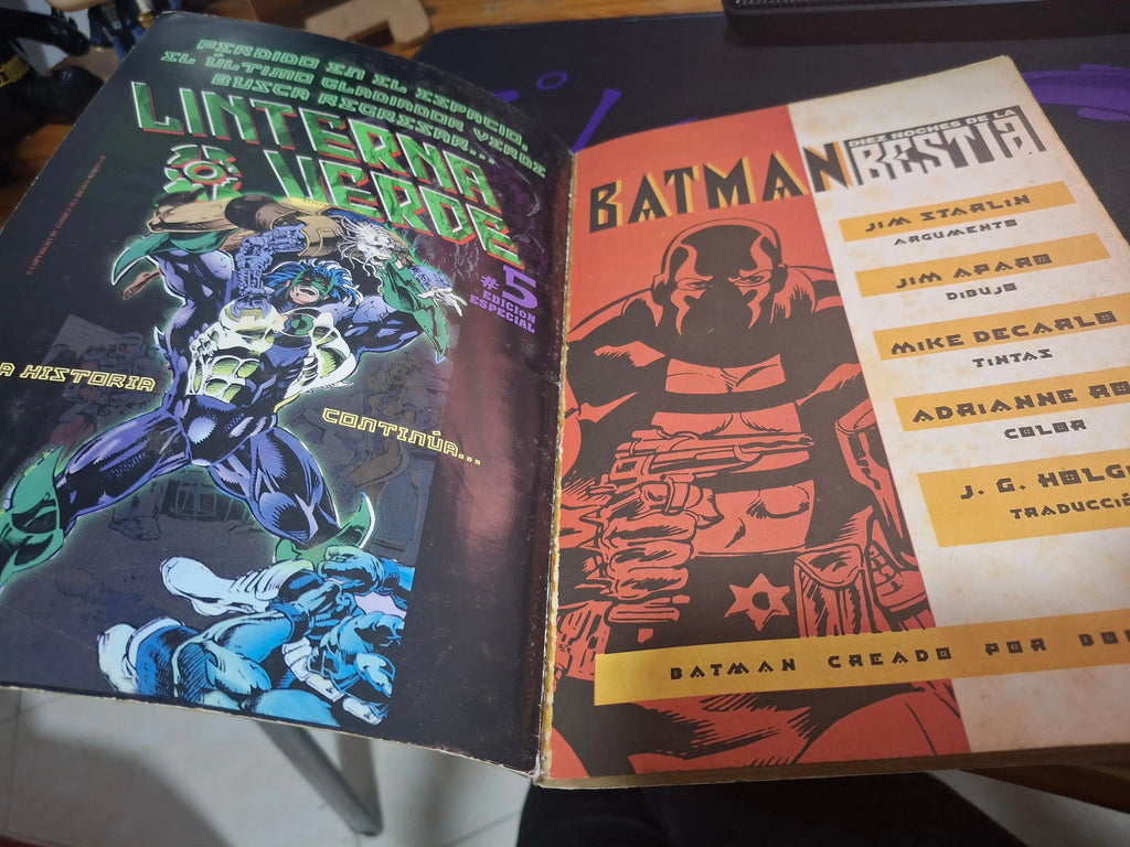 Páginas interiores Batman Diez Noches de la Bestia