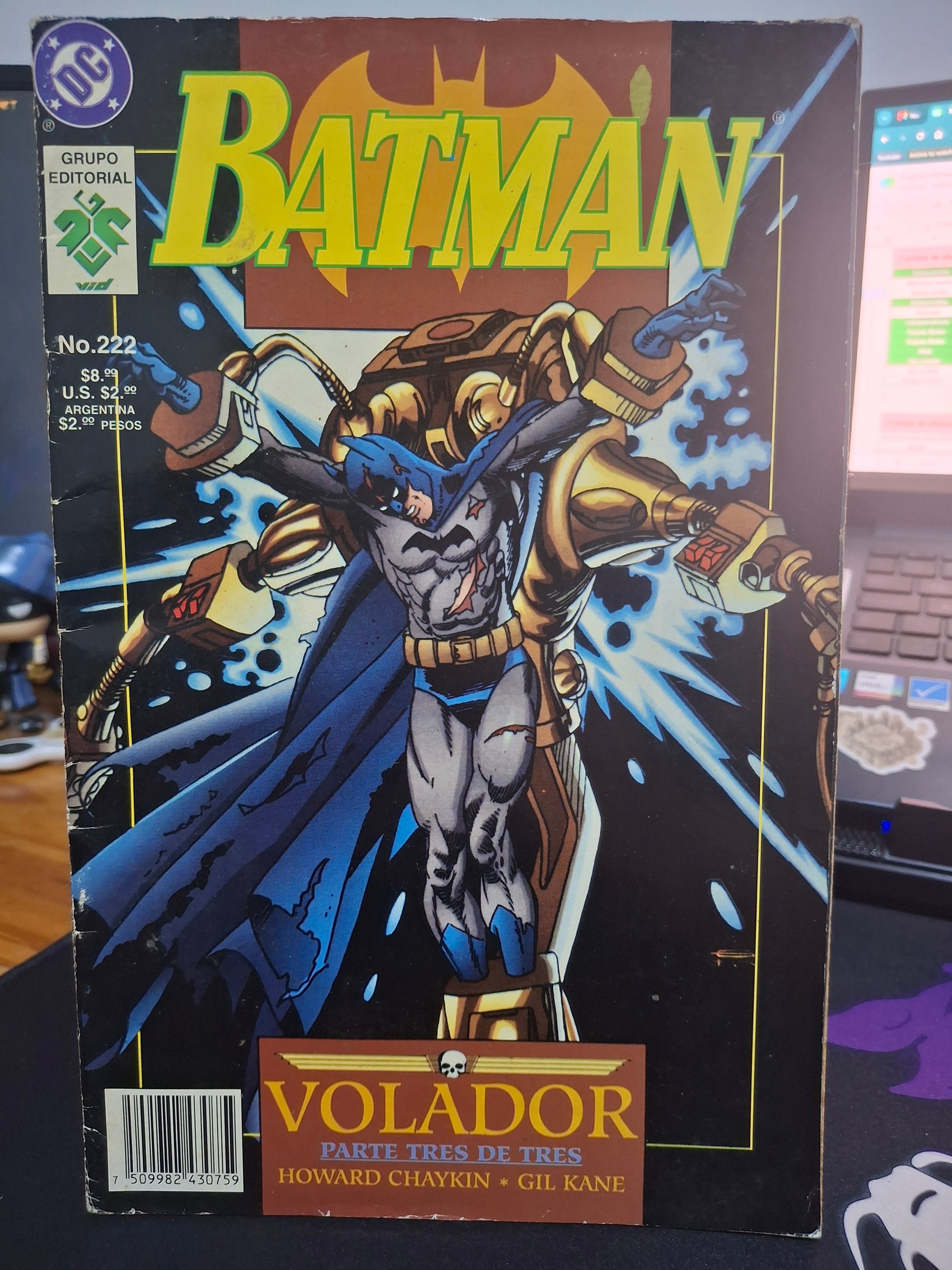 Portada Batman Volador Parte Tres de Tres No. 222