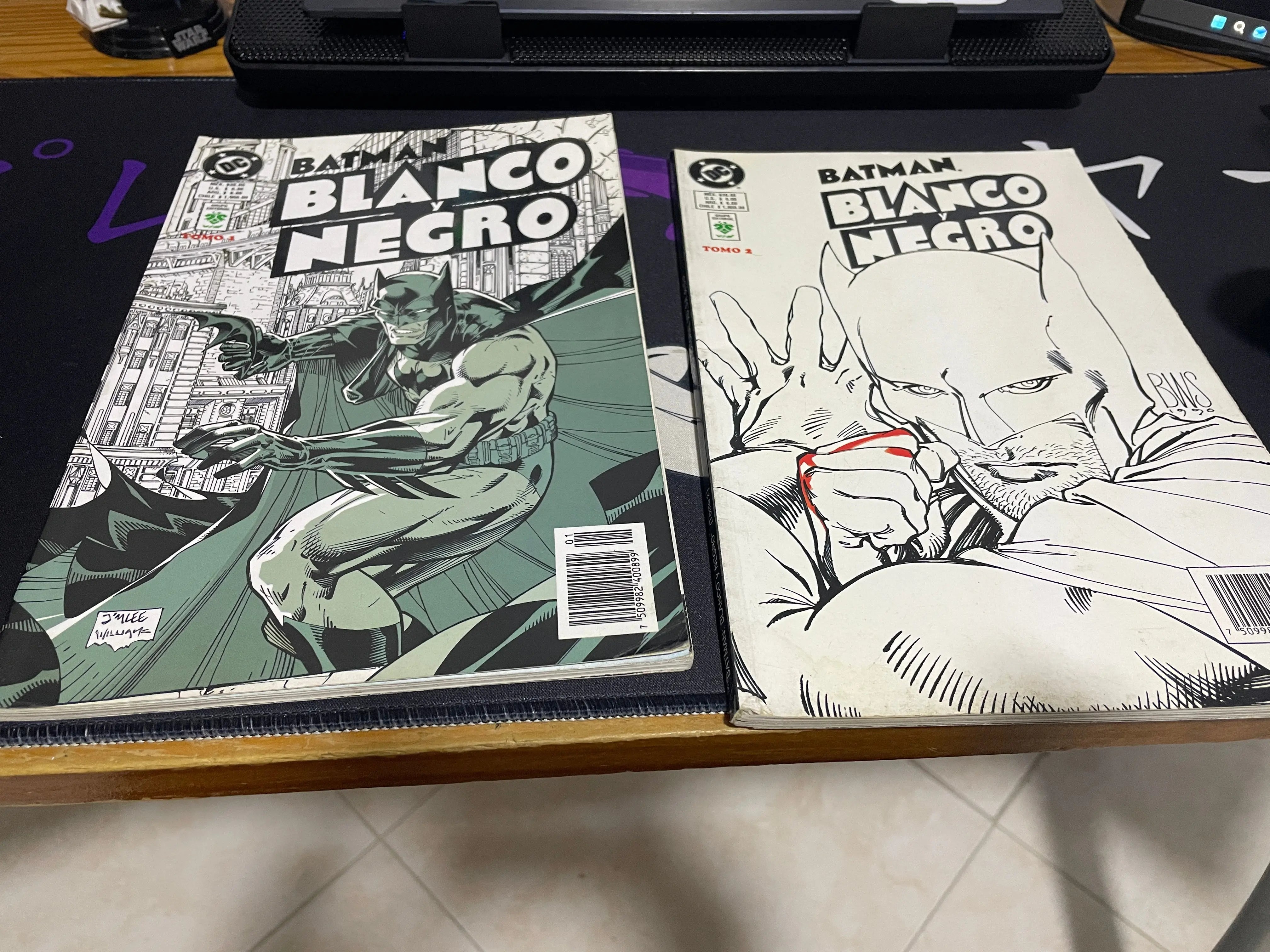 Portada pack Batman Blanco y Negro Tomos 1 y 2 – edición colección